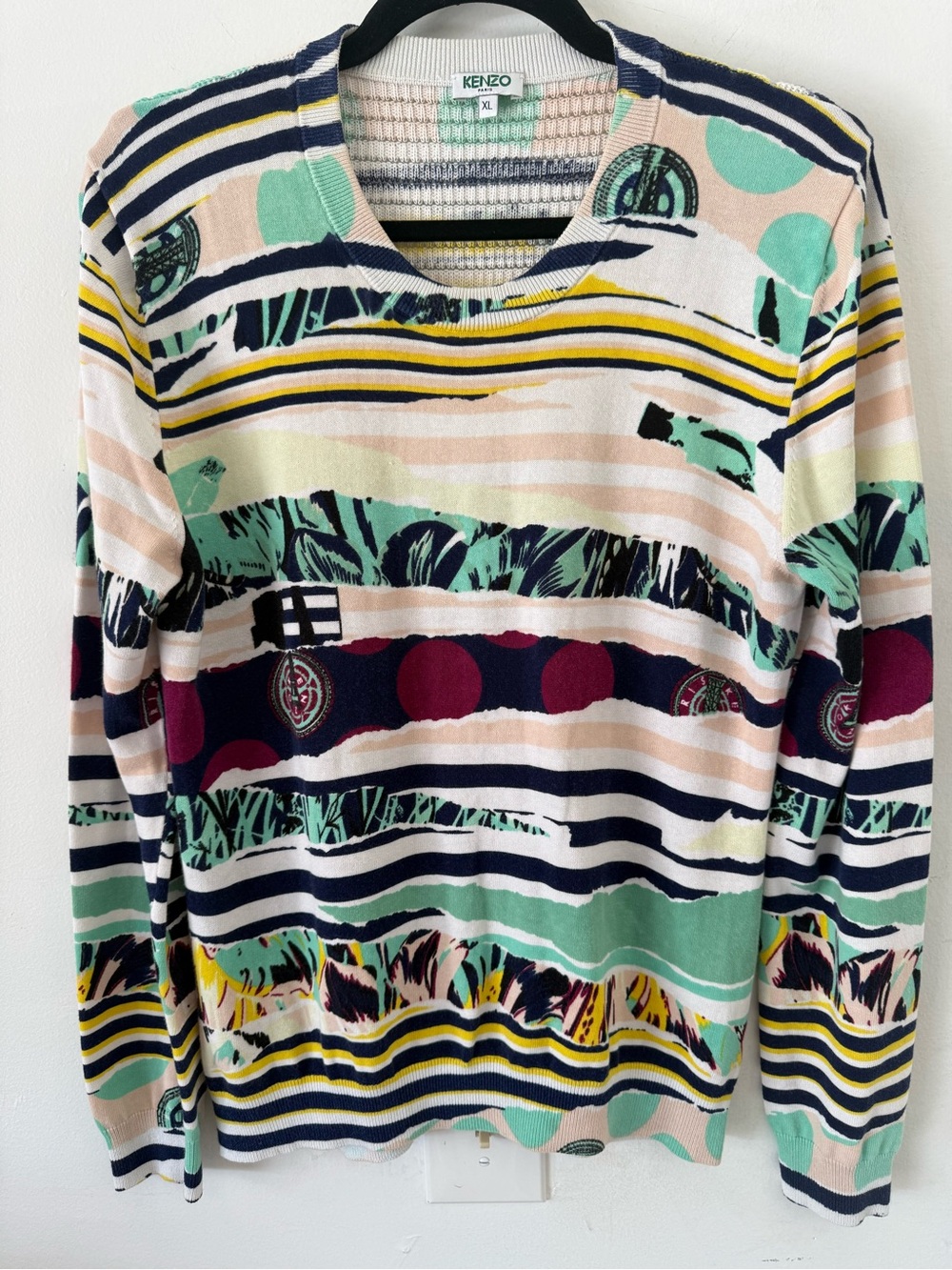 Kenzo Paris Sweater, Sz XL